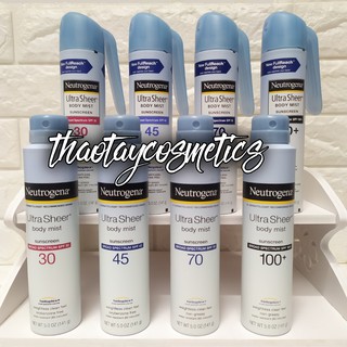 Xịt chống nắng Neutrogena Ultra Sheer Body Mist (141g)