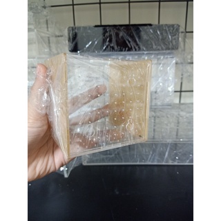 Box mica hít su/ lồng dưỡng tép cá (10x10x10cm)