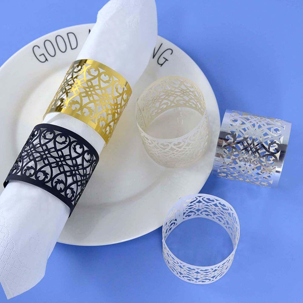 Vòng Kẹp Khăn Ăn Trang Trí Bàn Tiệc Cưới Thời Trang Đẹp Mắt
