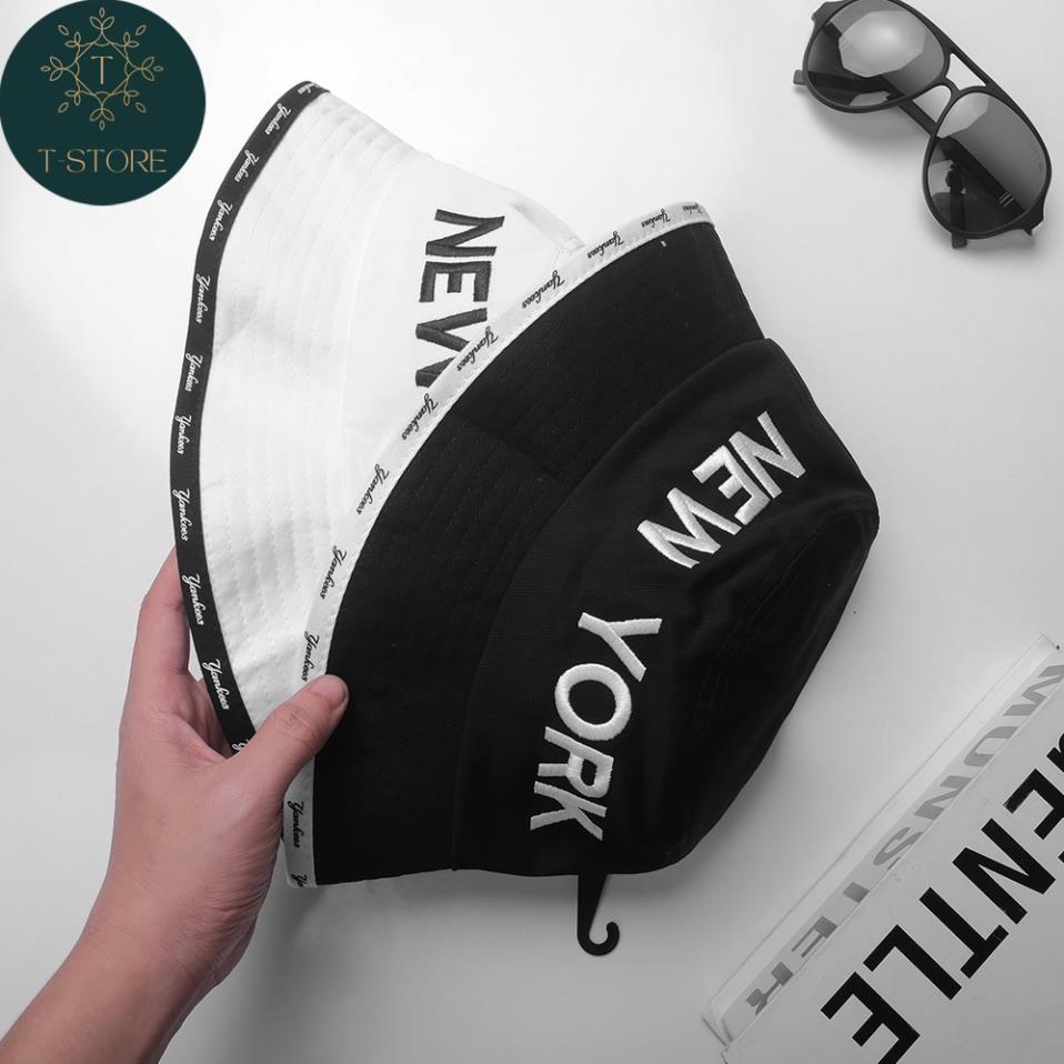 Mũ bucket, nón vành tròn phối viền phong cách năng động, phom đẹp, chất cực - Thóc store