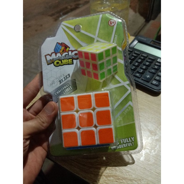 sỉ 1 vỉ rubik mẹ con thông minh bản đẹp trơn