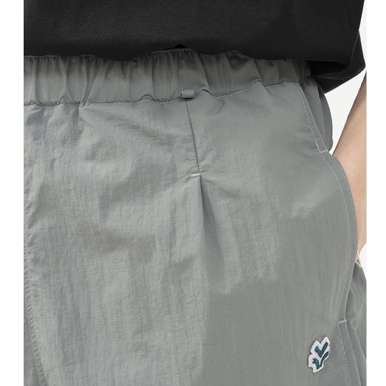 OWL BRAND® LOGO ACTIVE NYLON SHORT - Quần short nam thể thao/ Xám