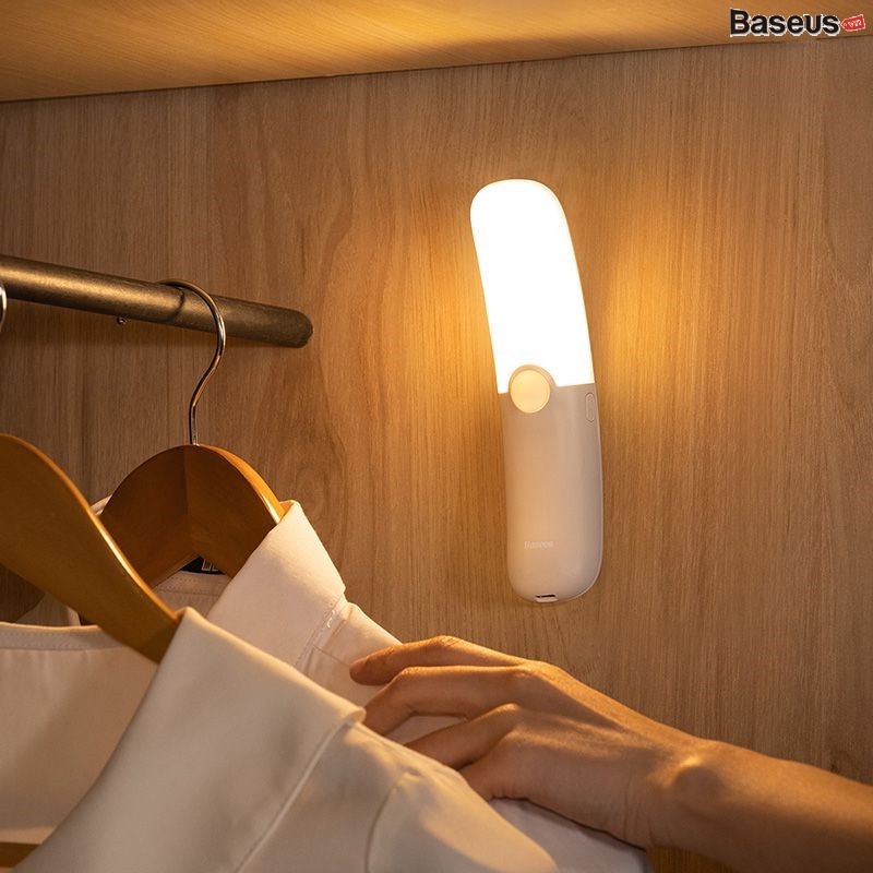 Đèn Cảm Ứng Thông Minh Baseus Crescent Moon Human Body Induction Night Light Hiện Đại Hóa Ngôi Nhà