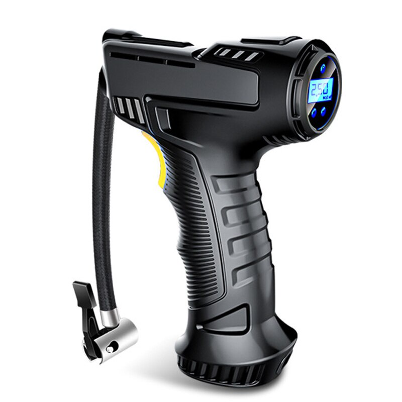Bơm Lốp Ô Tô Cầm Tay Sạc Pin, Tẩu 12V Nhỏ Gọn Tiện Lợi