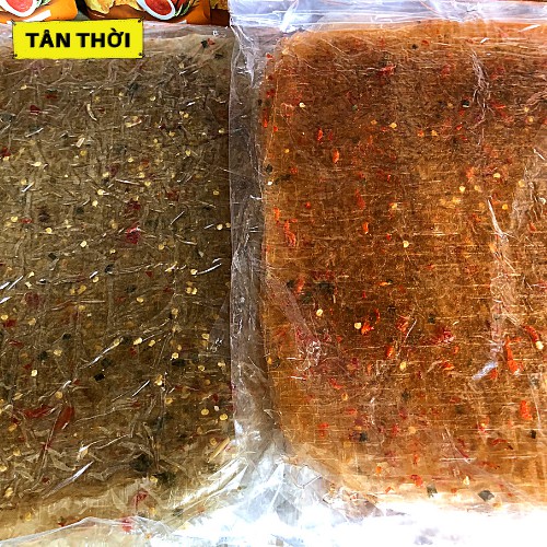 1KG Bánh tráng đỏ dẻo tôm Tây Ninh loại mới đặc biệt - ăn vặt ngon