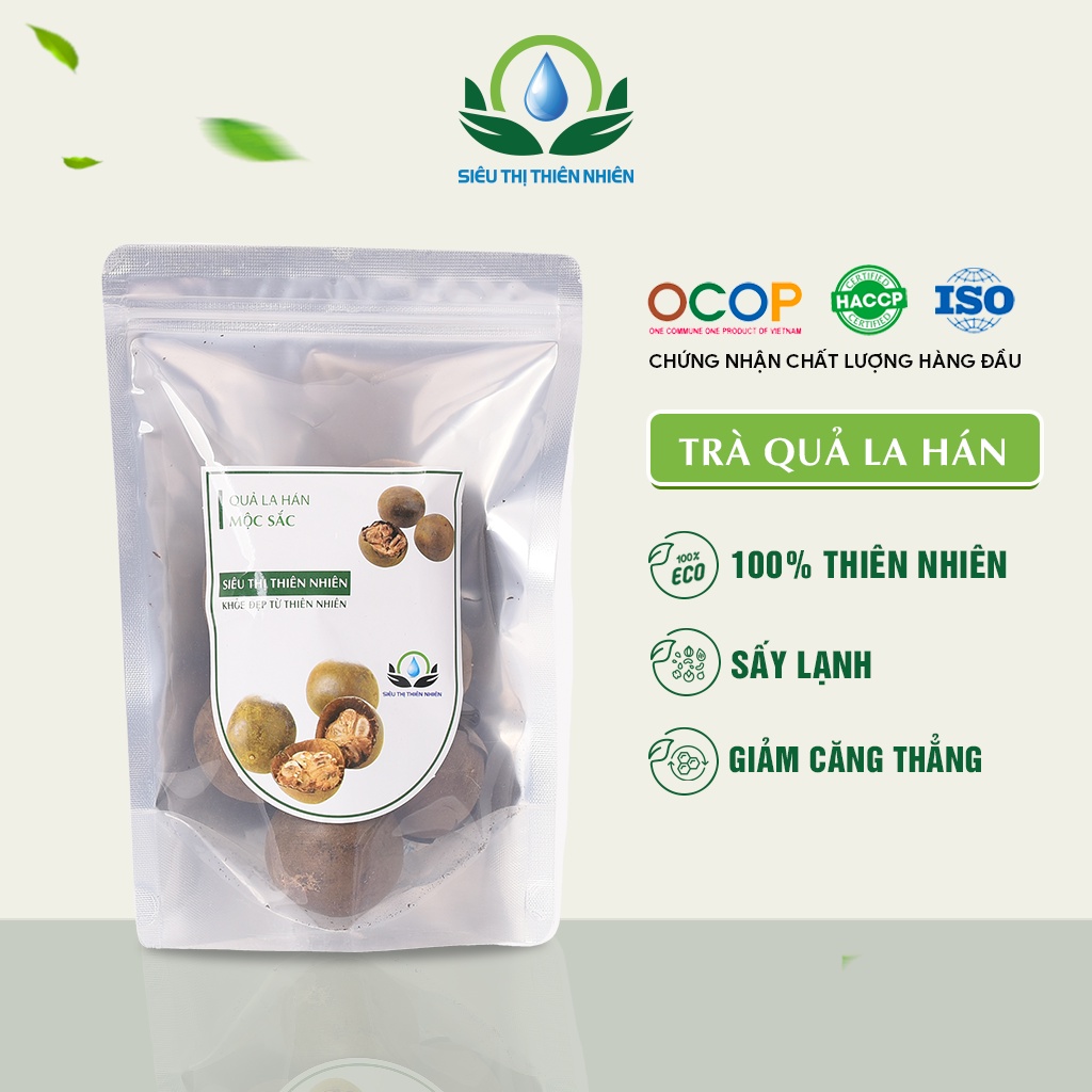Trà Quả La Hán Sấy Khô Siêu Thị Thiên Nhiên Hỗ Trợ Tình Trạng Béo Phì Và Dị Ứng, Giúp Làm Đẹp Da