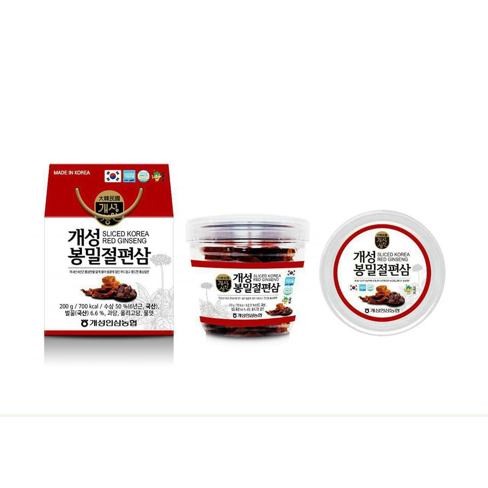 GIÁ SỐC: 2 hộp Hồng sâm thái lát tẩm mật ong thượng hạng Hàn Quốc 200g, hsd 2020 | BigBuy360 - bigbuy360.vn