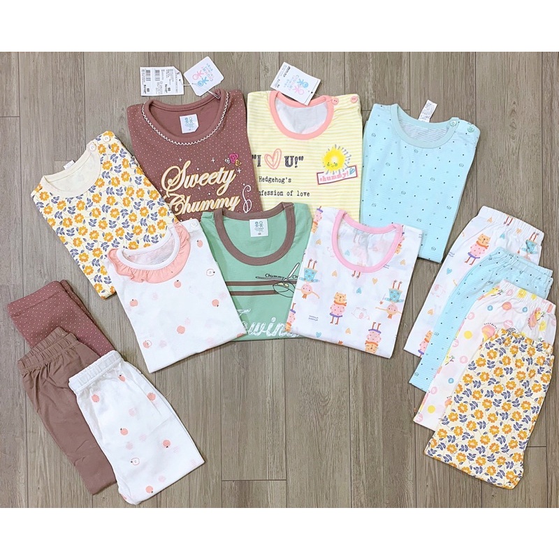 Bộ cotton và nỉ da cá xuất hàn