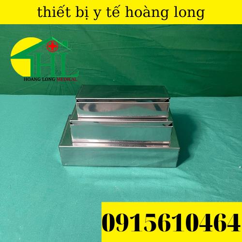 Hộp Đựng Dụng Cụ Inox Chữ Nhật Cỡ Đại 22x10,2x5 cm