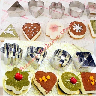 Khuôn ring mousse mini kèm nắp nhấn