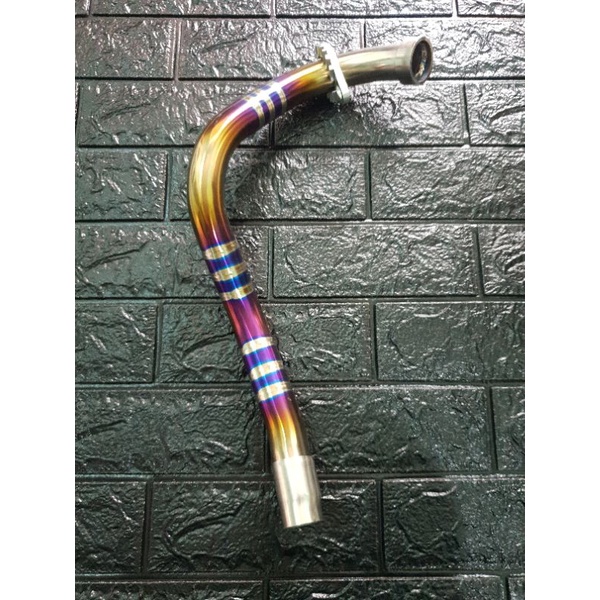 Cổ pô EXCITER 150 MX KING cổ titan gắn pô zin.