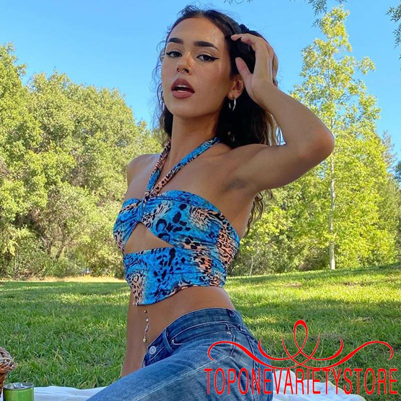 Áo Nữ Không Tay Hở Lưng Họa Tiết Da Báo Thời Trang Quyến Rũ | BigBuy360 - bigbuy360.vn