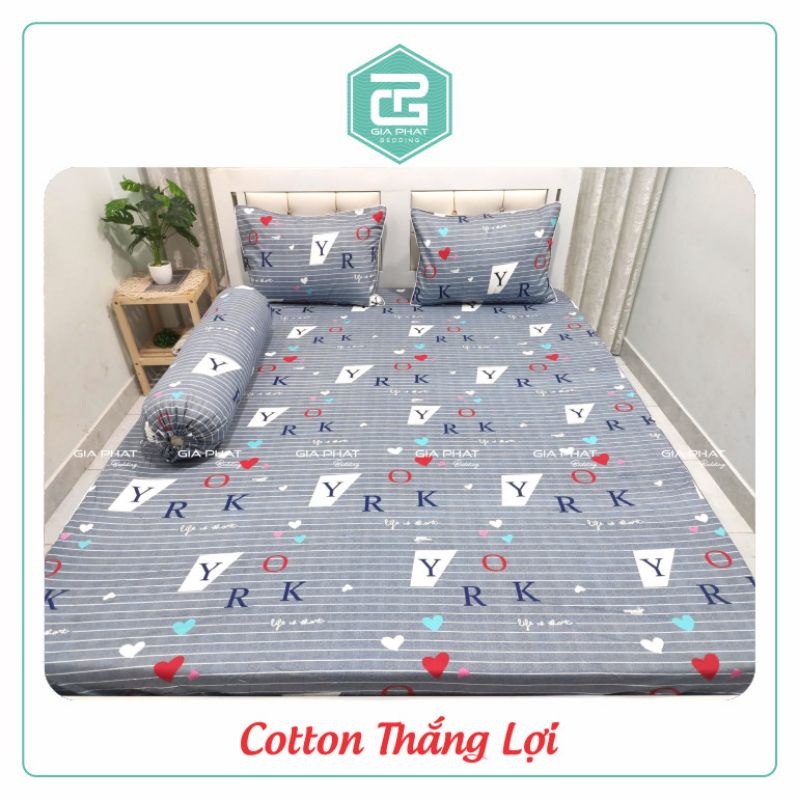 Ga lẻ 1m8x2m nệm cao 16-25cm Cotton Thắng Lợi 100% chuẩn logo( không kèm áo gối)
