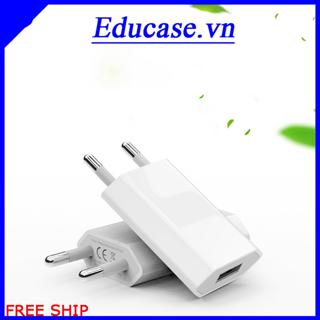 (FREE SHIP) Củ sạc chân dẹt IPHONE,IPAD Các dòng điện thoại IOS IPHONE,IPAD Educase.vn