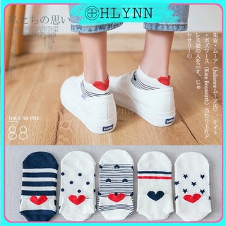 Set 5 Tất vớ nữ cổ thuyền nhiều chủ đề dễ thương có bán lẻ