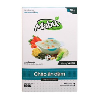 Cháo ăn dặm mabu nguyên hạt 900g