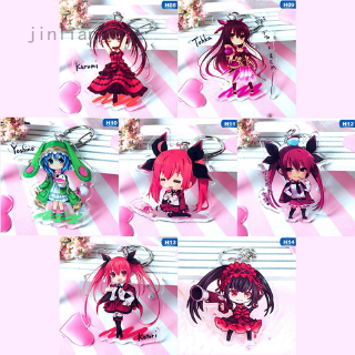 Móc Khóa Bằng Acrylic Hình anime Itsuka Kotori Yoshino Tokisaki Kurumi