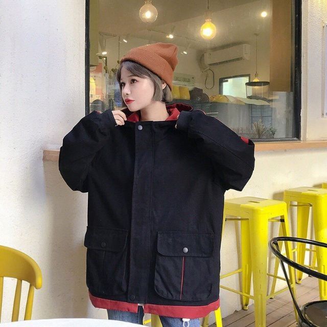 [Mã WASTMAY giảm 15% tối đa 30K đơn 150K] [Giá siêu rẻ] Áo khoác kaki form rộng 1 sọc tay | BigBuy360 - bigbuy360.vn