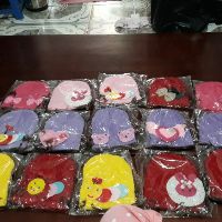 Mũ len tóc giả cho bé