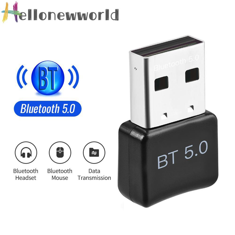 Hellonewworld BT-502 2.4GHz Bluetooth 5.0 Adapter USB Audio Wireless Receiver Transmitter