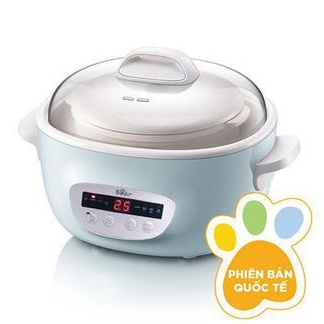 Nồi nấu chậm đa năng Bear DDZ-C25E1/SUBE002 2.5L, CS 380W,  tích hợp 5 lõi sứ thông minh, Hàng Chính Hãng, BH 18 tháng