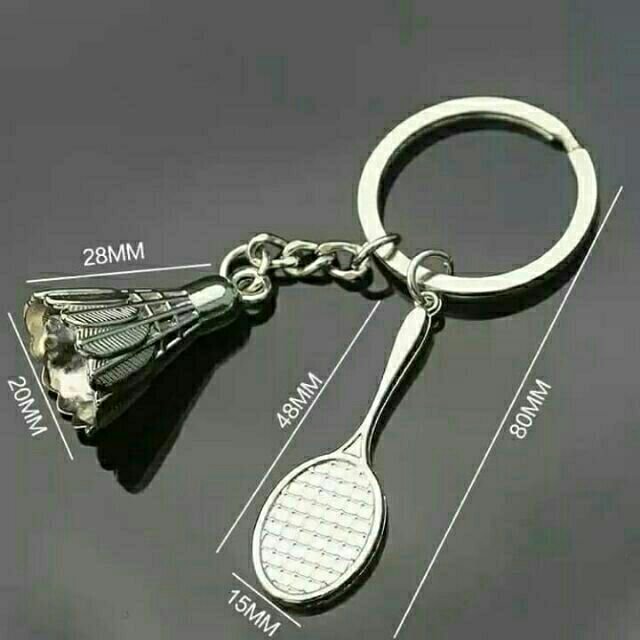 Móc khóa cầu lông inox