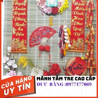 Mành cọ trang trí Tết R1,5m,1m60 cao 2m Chiếu mành trang trí,Rèm decore Tết ,màn che nắng