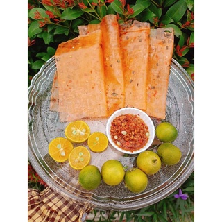 Bánh tráng đỏ ruốc