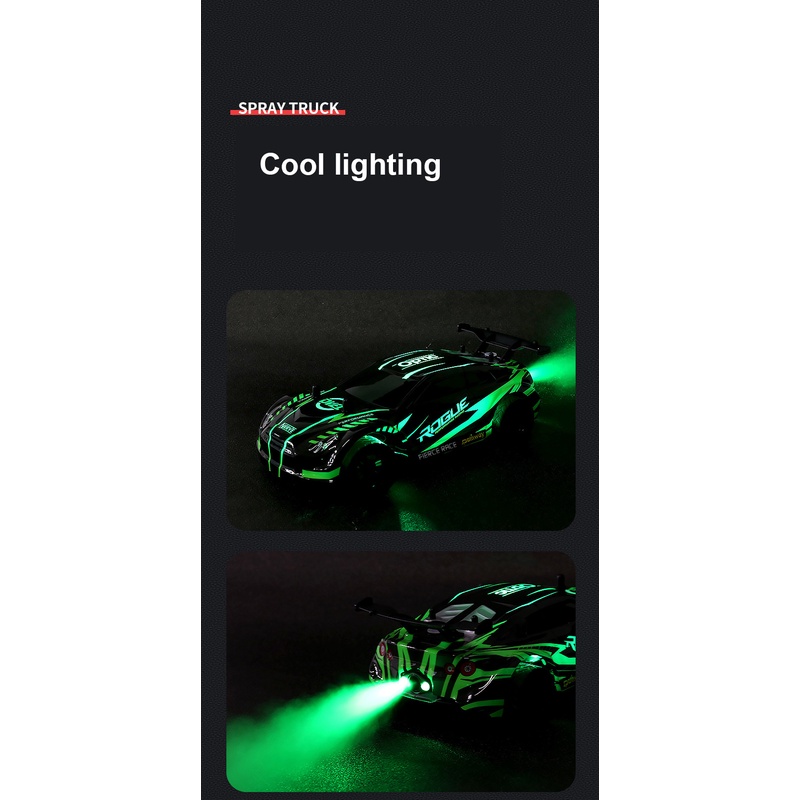 Xe Hơi RC Điều Khiển Từ Xa 2.4G 4WD Tốc Độ Cao Kèm Phụ Kiện