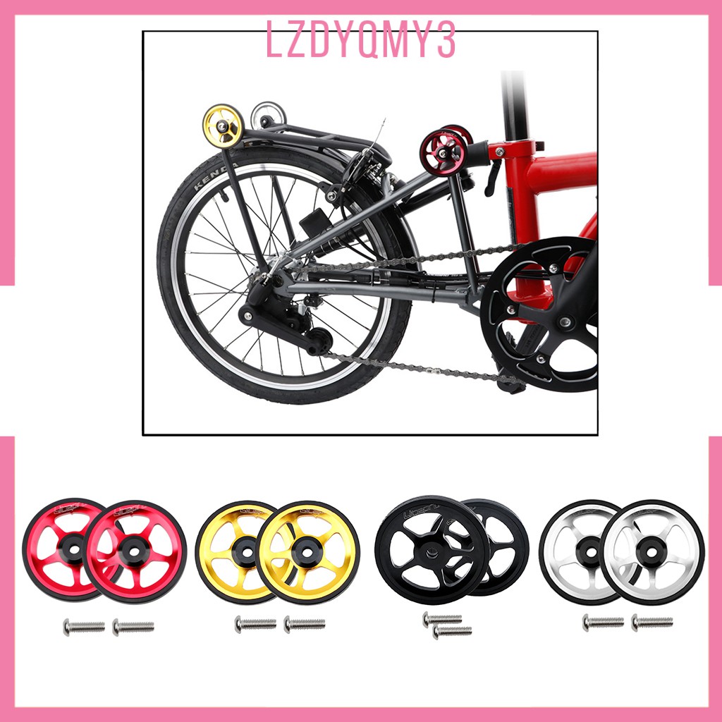 Bánh Xe Đạp Brompton Bằng Hợp Kim Nhôm Siêu Nhẹ