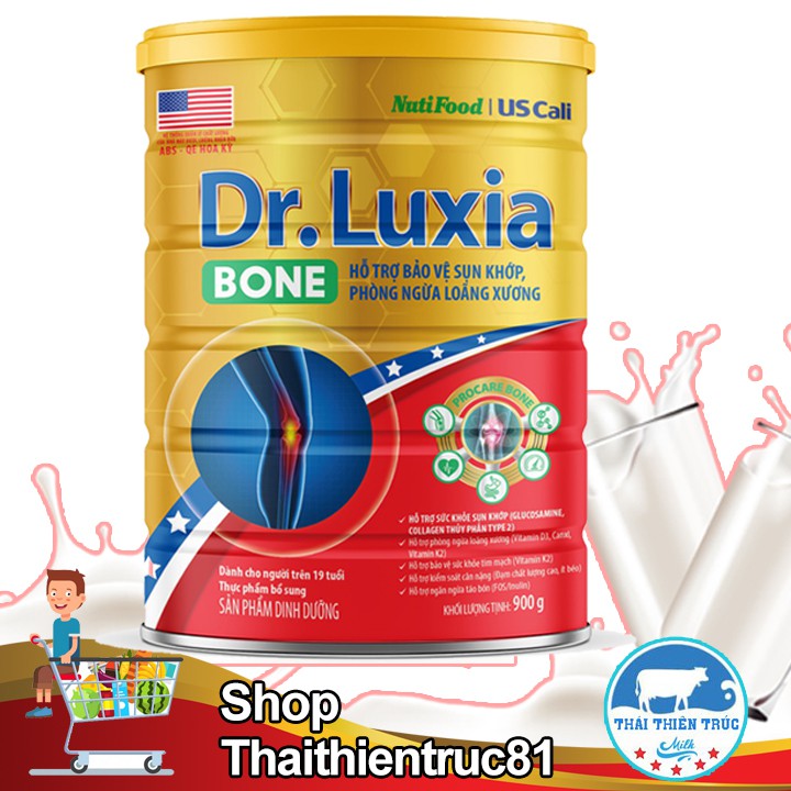 Sữa DR.LUXIA BONE Lon 900g-Nutifood DATE mới