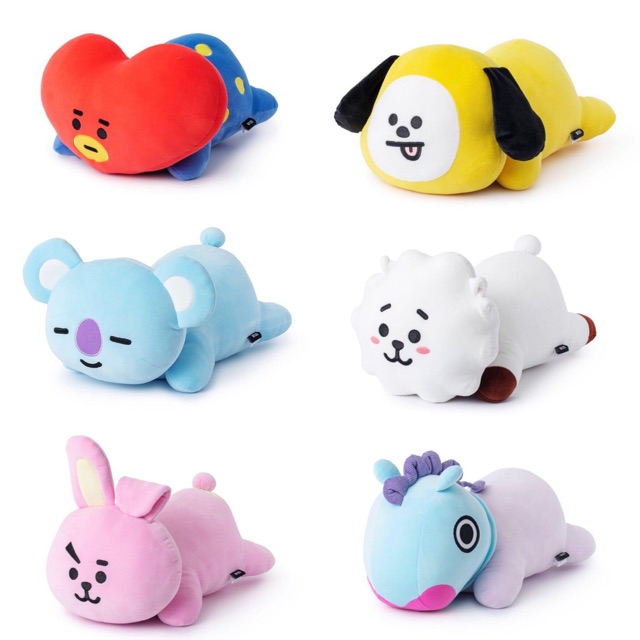 [LINE FRIENDS] BT21 Lying Cushion (Big ver. 50cm)