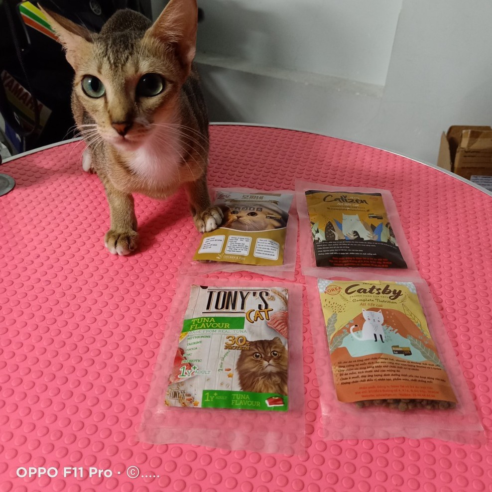 Thức ăn cho mèo Hàn Quốc Và Thái Lan gói dùng thử SIÊU TIẾT KIỆM