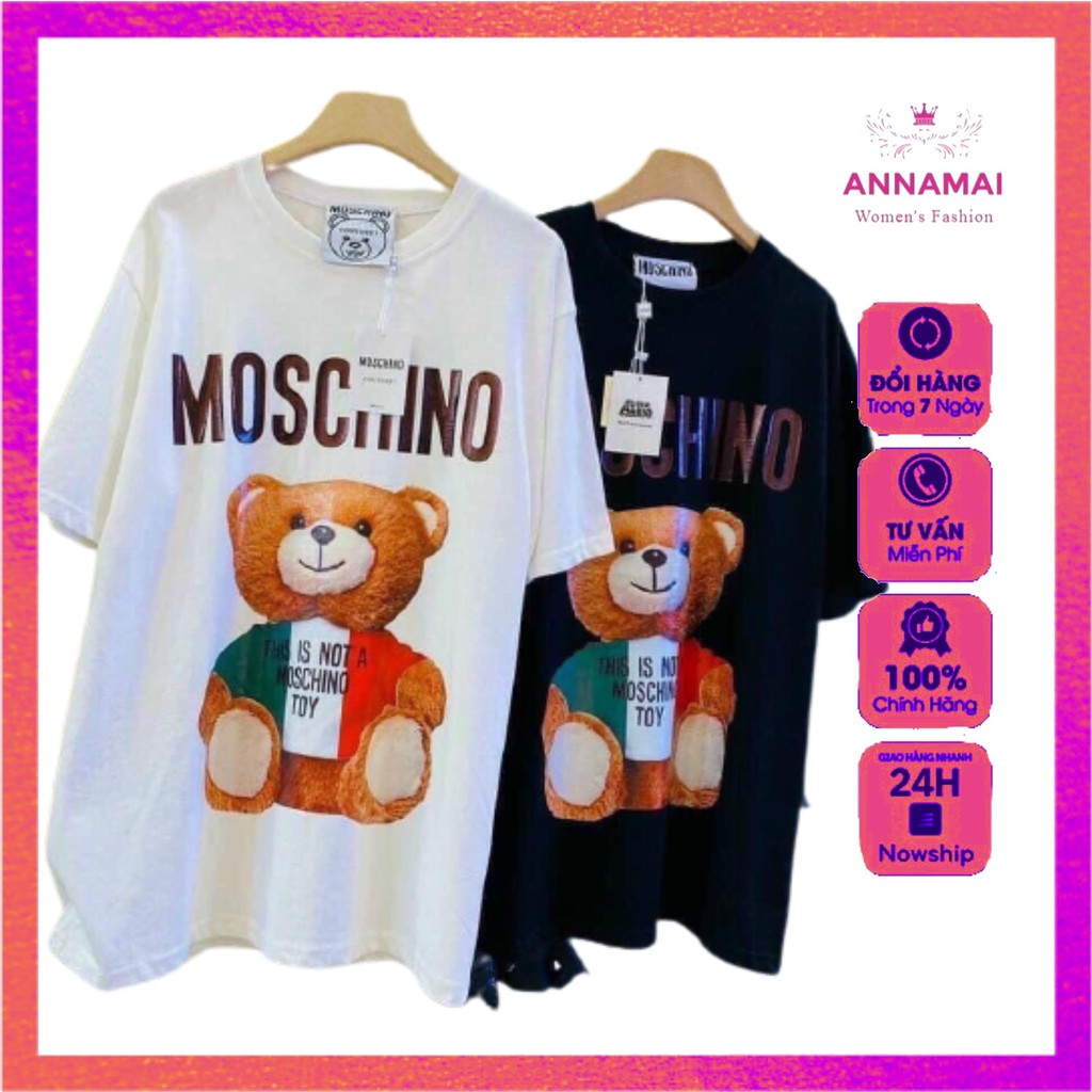 Áo Phông Áo Thun Nữ Nam Unisex Tay Lỡ Form Rộng Freesize Pink Co Dãn 4 Chiều Nhiều Hình AnnaMai AT01