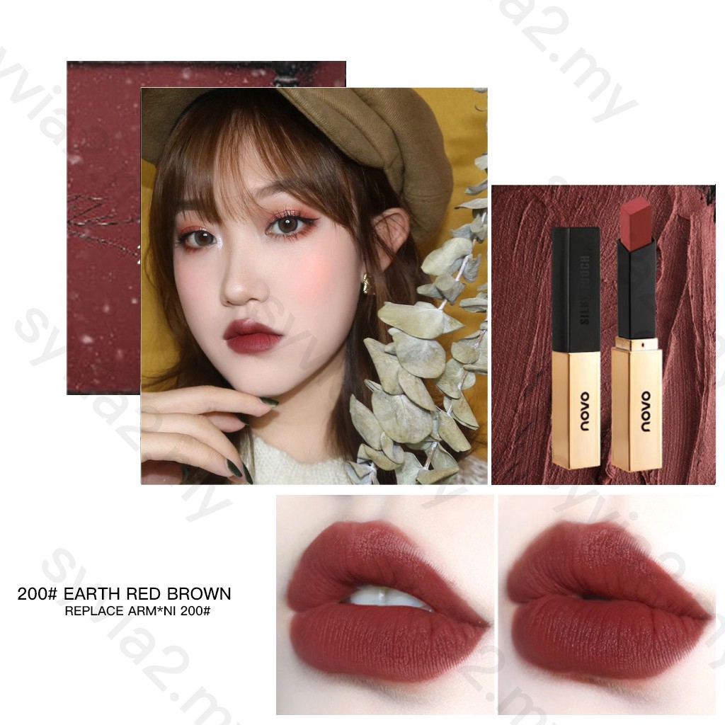 Son thỏi NOVO dưỡng ẩm lâu trôi vỏ màu vàng | BigBuy360 - bigbuy360.vn