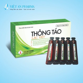 Trị Táo Bón, Thông táo Lạc Việt, Giúp Giảm Táo Bón, Bổ Sung Và Tăng Cường Hấp Thu Dưỡng Chất, Hộp 20 Ống, vietanpharma