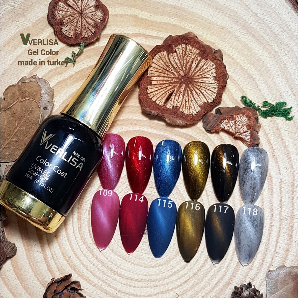 Sơn gel VERLISA THỔ NHĨ KỲ chai 15ml bảng 19