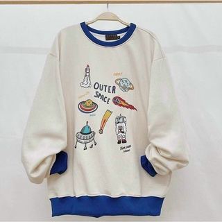 Áo Sweater in hình chất thun PE mểm mịn