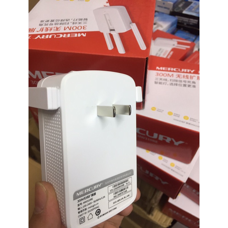 [Siêu Rẻ]Bộ Kích Sóng Wifi 3 Râu Mercury (wireless 300Mbps) Cực Mạnh