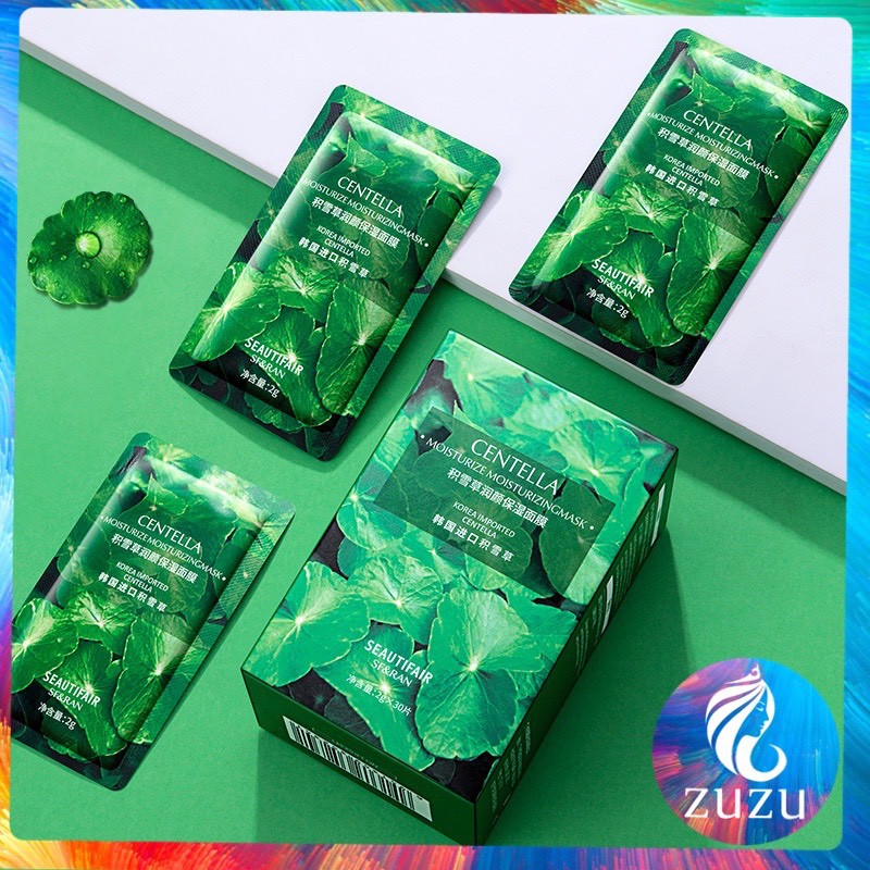 ✨Combo 6 gói Mặt Nạ Ngủ Rau Má Dạng Gel Centella giảm các vết thâm trên da mụn, làm sạch da ngăn mụn hiệu quả