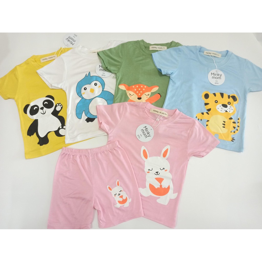 Bộ cộc tay in hình MINKY MOM hàng Việt Nam tự thiết kế - KGS | BigBuy360 - bigbuy360.vn