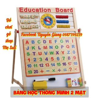 Bảng học thông minh 2 mặt 1 nam châm 1 bảng đen