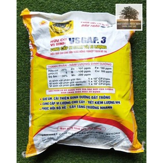 PHÂN HỮU CƠ VI SINH ĐẦU TRÂU VSGAP.3 ( MK N.8 ) - BAO 10KG