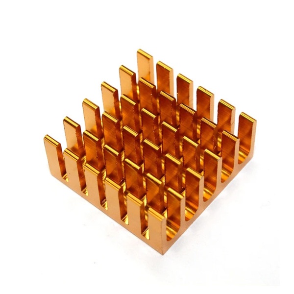 Miếng Tản Nhiệt Mạ Vàng 22x22x10mm