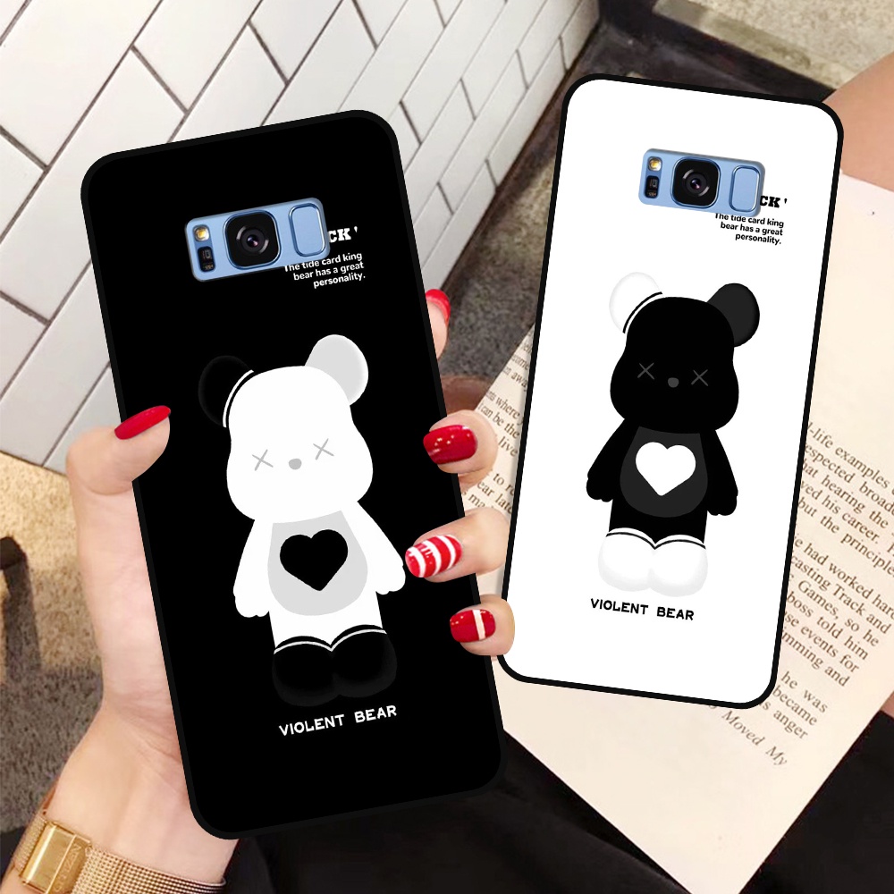 Ốp lưng Samsung S8 / S8 Plus / S8+ in hình họa tiết Mountain, Be@rbrick dễ thương (T13 - T18)