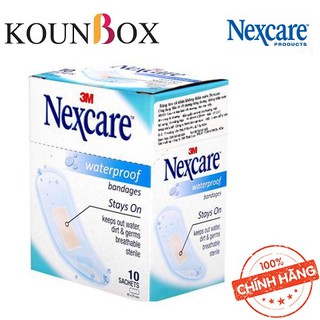 Băng keo cá nhân Chống thấm nước Nexcare 3M ( 1 Hộp/10 Miếng )