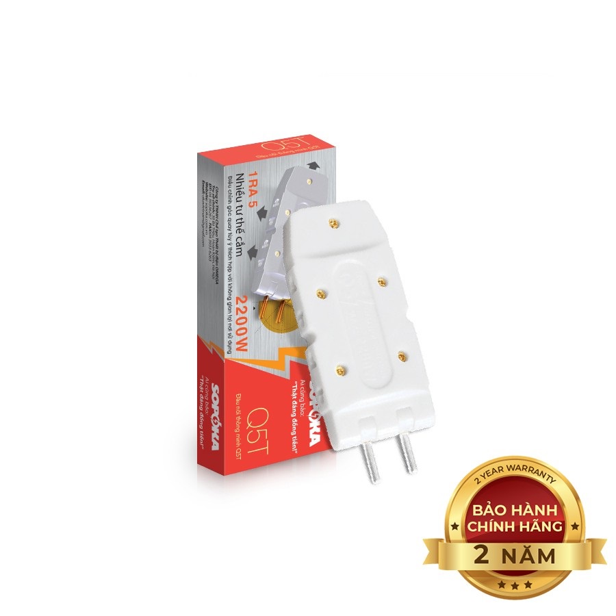 Ổ cắm điện Ổ chia điện  SOPOKA Q3T-Q5T chia 3 chia 5 siêu gọn