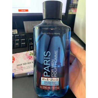 Sữa tắm gội cho nam bath & and body works 295ml