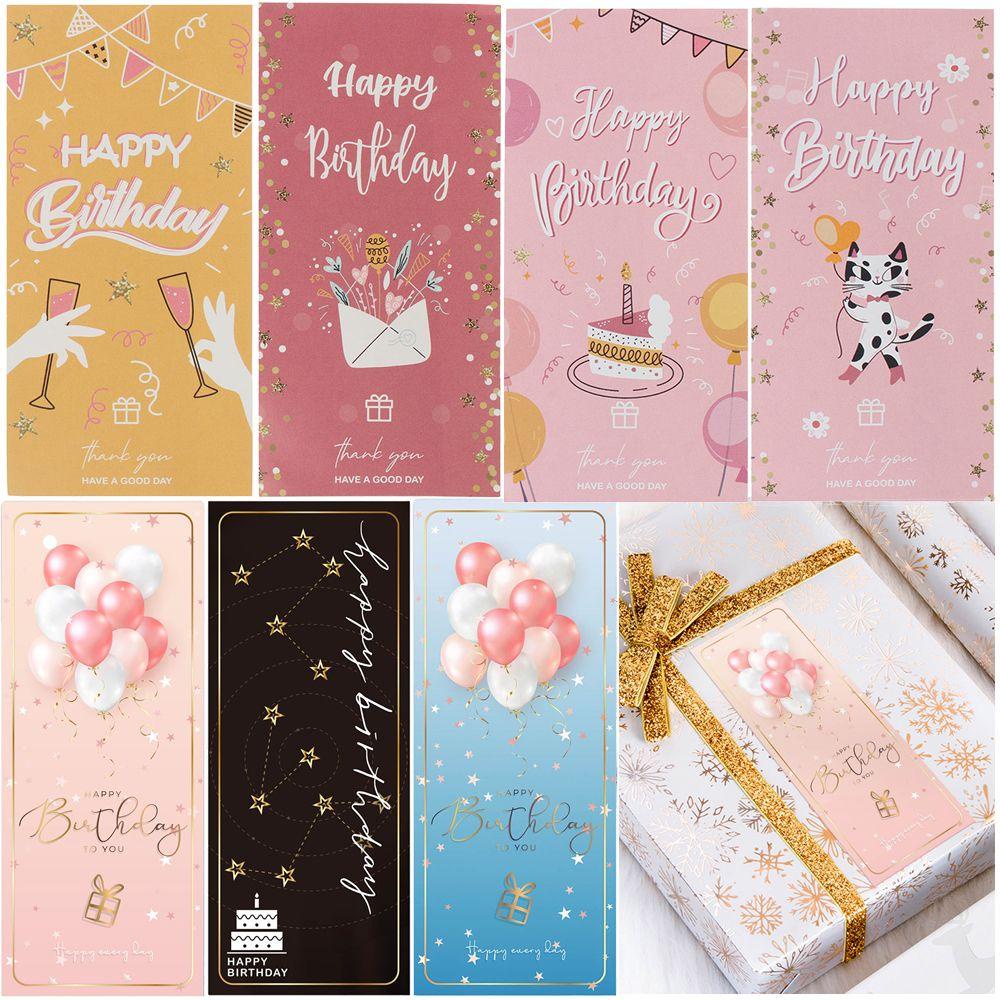 KRNY Set 50 Sticker Niêm Phong Bao Bì Thực Phẩm Kích Thước 2 * 4 Inch