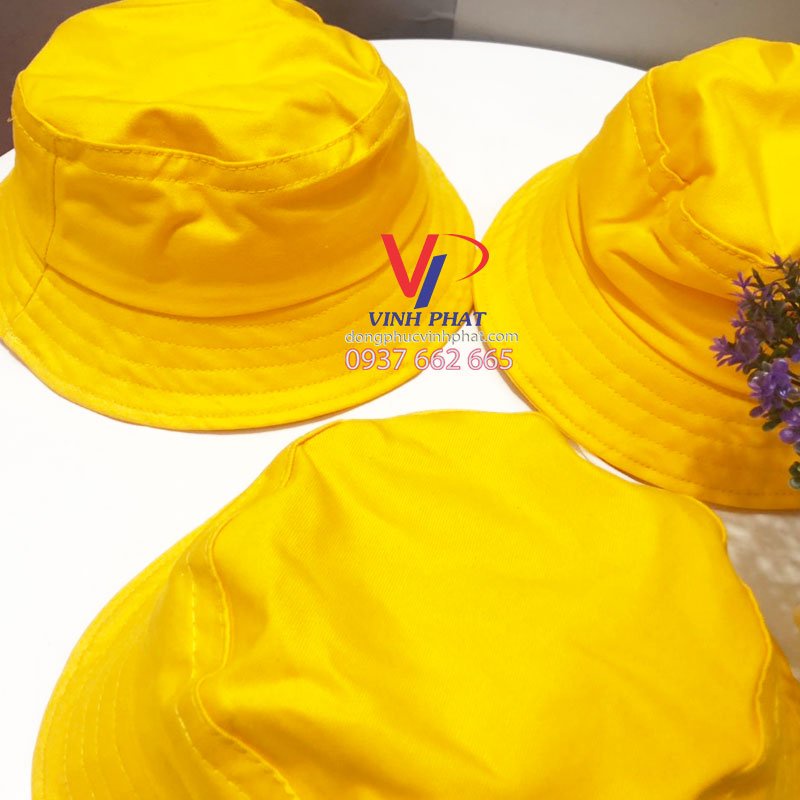 Mũ Nón Tai Bèo Cô Giáo Và Bé - Màu Vàng, Nón tai bèo thời trang màu vàng dành cho bé đi học, du lịch.